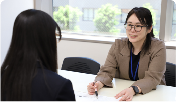 先生とゆっくり話せる個人面談