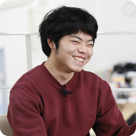 長田君(1年次に転入学)