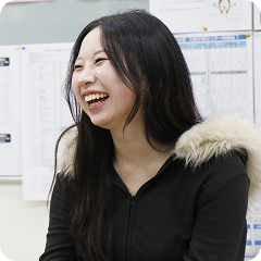 北林さん（2年次に編入学）